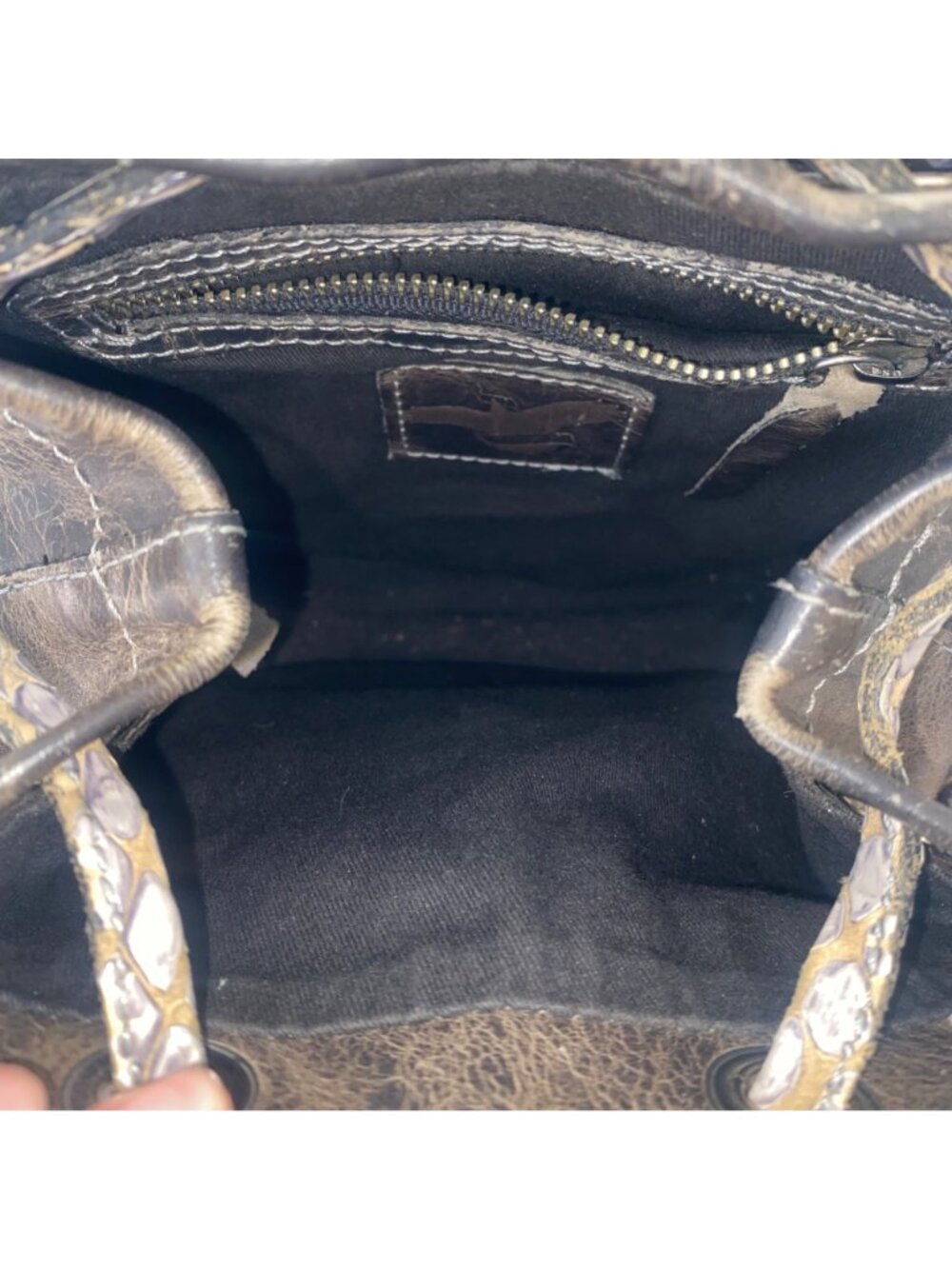 Freebird Brett Backpack Leather Purple - Picture 11 of 13